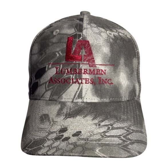 Lumberman Association Kryptek Camo Baseball Hat Adjustable Outdoor Cap Gray - Picture 1 of 7